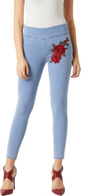 Miss Chase Blue Jegging(Embroidered)