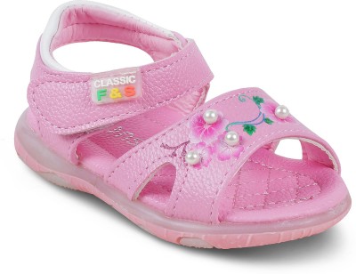 

KITTENS Girls Velcro Flats(Pink