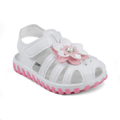 

KITTENS Girls Velcro Flats(White
