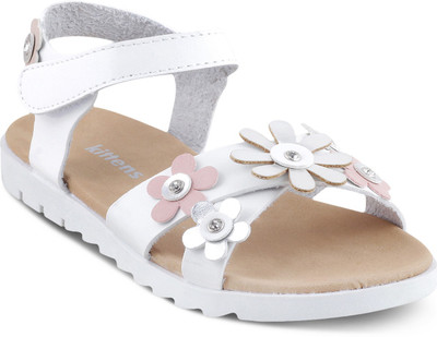 

KITTENS Girls Velcro Flats(White