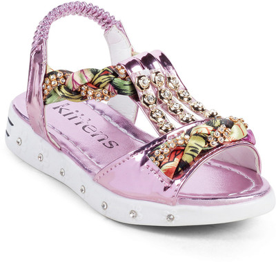 

KITTENS Girls Velcro Flats(Pink