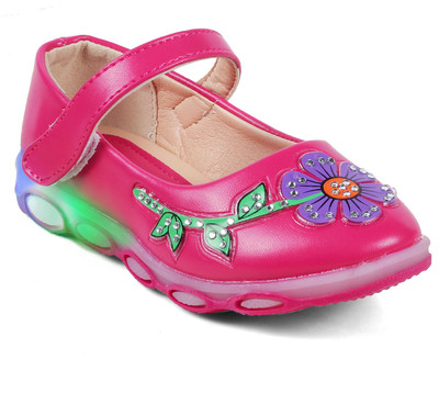 

KITTENS Girls Velcro Mary Janes(Pink, Fuschia
