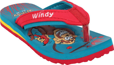 

WINDY Boys & Girls Slip On Slipper Flip Flop(Dark Blue, Firoji