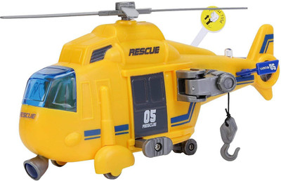 

John World Rescue Helicopter with light and sound(Yellow)