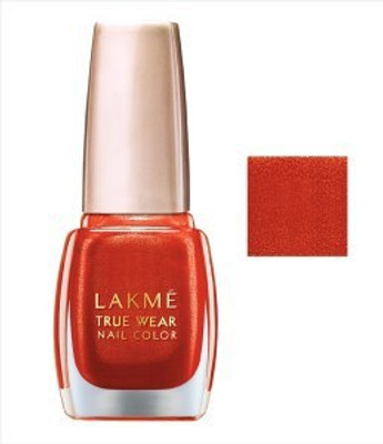 

Lakme 9 to 5 Frosties Nail Color Red Frost