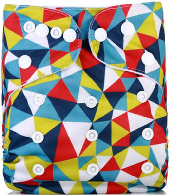 

SW Baby Reusable Adjustable Washable Cloth Diaper with 1 Microfiber Insert (3 - 36 Months) (Upto 15 Kgs) - White, Multicolor