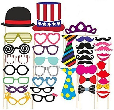 

Kala Decorators Set Of 40 Multicolor Amazing Funny Party props,Photo booth props For Wedding,Birthday,Party,Marriage Photo Booth Board(Birthday, Wedding, Party, Bachelorette, Graduation)