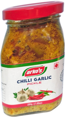 

ARKOS Chilli Garlic Pickle Homemade, 200g Mixed Pickle(200 g)