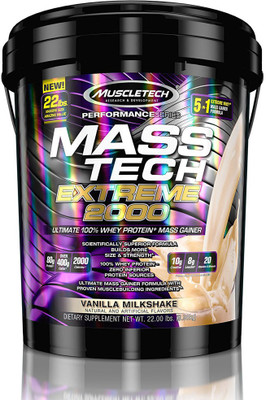 Muscletech Performance Series Tech Extreme 2000 Weight Gainers/Mass Gainers(9.98 kg, Vanilla Milkshake)