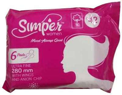 

SIMPER Ultra Fine Sanitary Pads For Woman Sanitary Pad(Pack of 10)