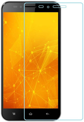 Mobile Crazy Tempered Glass Guard for Intex Aqua Trend(Pack of 1)