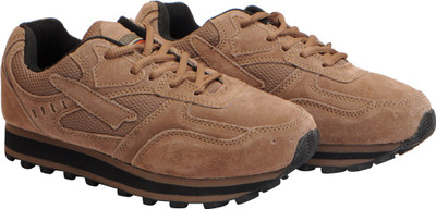 

Lakhani Pace Suede Leather Sports Hiking & Trekking Shoes For Men(Brown