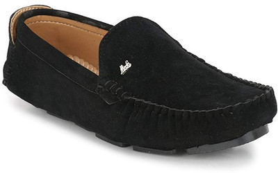 

OPTIFEET Men's Black Suede Loafers Loafers For Men(Black