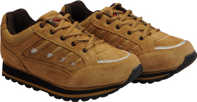 

Lakhani Pace Suede Leather Sports Walking Shoes For Men(Tan, Camel