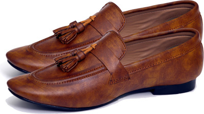 

Hush Berry Premium Collection Party Wear Fashion Shoes For Men(Tan