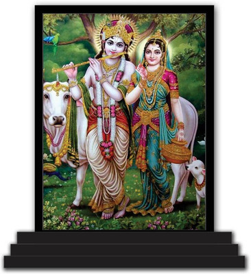 Vprint Decorative Showpiece  -  12 cm(Wood, Multicolor)