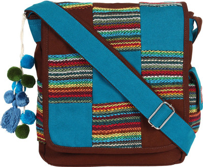 

Anekaant Women Casual Multicolor Canvas Sling Bag