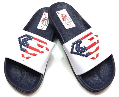 

Angel Fashion Angel Fashion Superman-Mix Slides, Navy