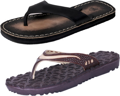 

IndiWeaves StepCare Light Weight and Comfortable House Slippers, Multicolor