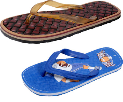

IndiWeaves StepCare Light Weight and Comfortable House Slippers, Multicolor