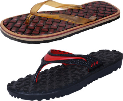 

IndiWeaves StepCare Light Weight and Comfortable House Slippers, Multicolor