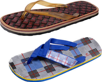 

IndiWeaves StepCare Light Weight and Comfortable House Slippers, Multicolor