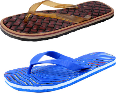 

IndiWeaves StepCare Light Weight and Comfortable House Slippers, Multicolor