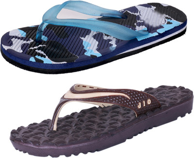 

IndiWeaves StepCare Light Weight and Comfortable House Slippers, Multicolor