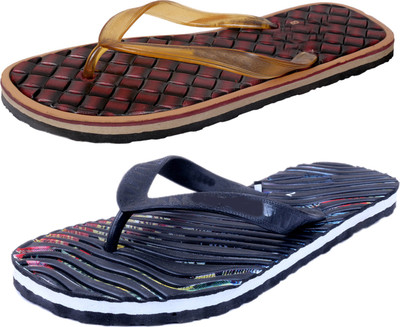 

IndiWeaves StepCare Light Weight and Comfortable House Slippers, Multicolor