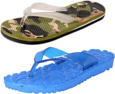 

IndiWeaves StepCare Light Weight and Comfortable House Slippers, Multicolor
