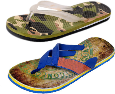 

IndiWeaves StepCare Light Weight and Comfortable House Slippers, Multicolor