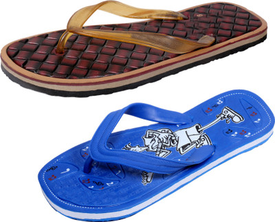 

IndiWeaves StepCare Light Weight and Comfortable House Slippers, Multicolor