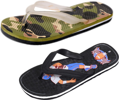 

IndiWeaves StepCare Light Weight and Comfortable House Slippers, Multicolor