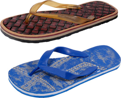

IndiWeaves StepCare Light Weight and Comfortable House Slippers, Multicolor