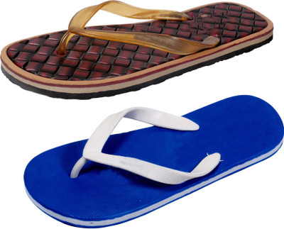 

IndiWeaves StepCare Light Weight and Comfortable House Slippers, Multicolor