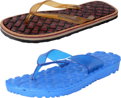 

IndiWeaves StepCare Light Weight and Comfortable House Slippers, Multicolor