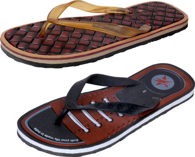 

IndiWeaves StepCare Light Weight and Comfortable House Slippers, Multicolor