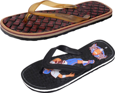

IndiWeaves StepCare Light Weight and Comfortable House Slippers, Multicolor