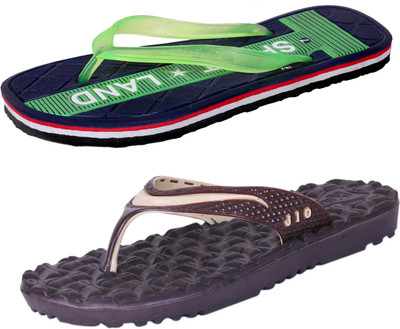 

IndiWeaves StepCare Light Weight and Comfortable House Slippers, Multicolor
