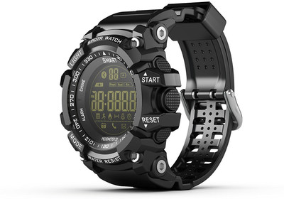 

MOBIASHTA Professional Outdoor Sports EX16 Bluetooth and with Waterproof Smartwatch for Android and Ios Smartwatch(Black Strap Regular)