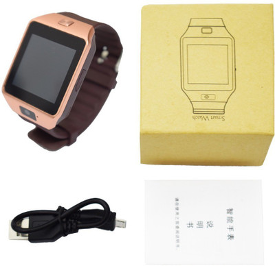 

DZO9 CS-DZO09 Smartwatch(Black, Brown Strap M)
