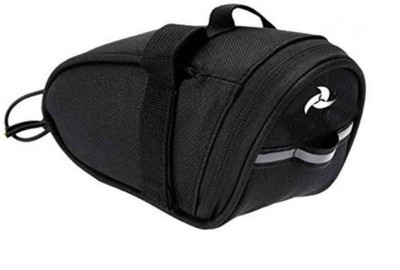 

Shrih Bicycle Strap-On Saddle Bag (Black) Strap On(Black, Saddle Bag