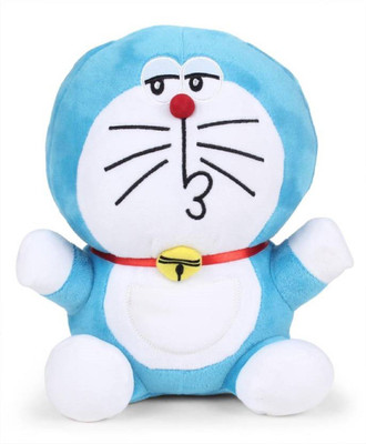 

CREATIVEVILLA CUTE BLUE NAUGHTY DORAEMON STUFFED PLUSH SOFT TOY - 45 cm(Black)