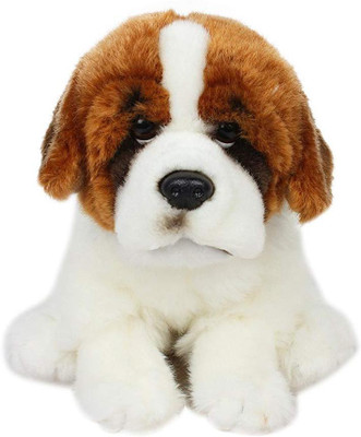 

Hamleys Saint Bernard Dog Animal Plush Soft Toy for Kids - 19 cm(Multicolor)