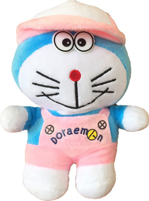 

CREATIVEVILLA PINK CAP DORAEMON STUFFED PLUSH SOFT TOY - 18 cm(Multicolor)