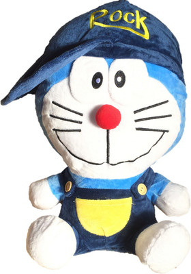 

CREATIVEVILLA BLUE CAP DORAEMON STUFFED PLUSH SOFT TOY - 59 cm(Black)