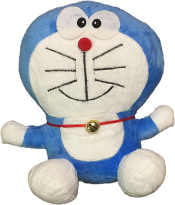 

CREATIVEVILLA CUTE BLUE DORAEMON STUFFED PLUSH SOFT TOY - 25 cm(Blue)