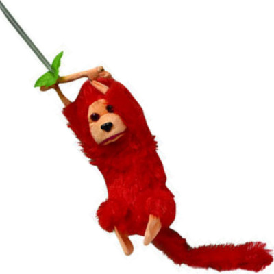 

COST TO COST Red Hanging Monkey - 28 cm(Red)