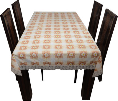 

The Trendy Floral 6 Seater Table Cover(Multicolor, PVC)