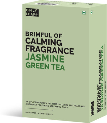

Onlyleaf 100% Natural Stress Buster Jasmine Green Tea Bags Box(52 Bags)